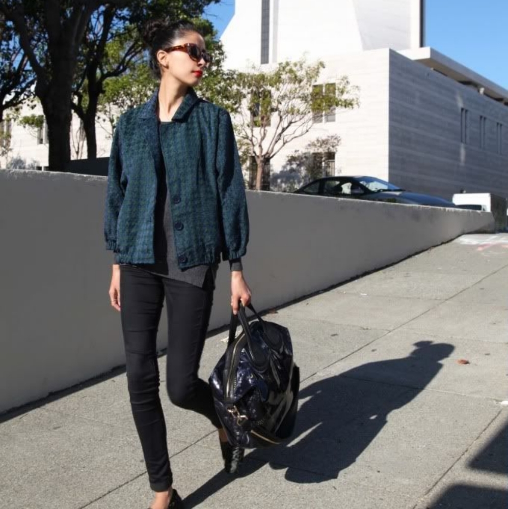 American Apparel Houndstooth Jacket